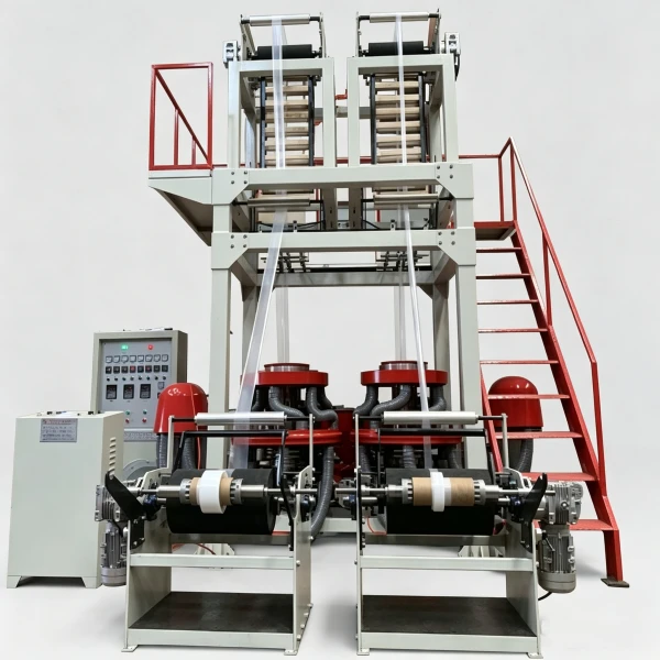 Kaksi-ulostuloa Blown Film Machine